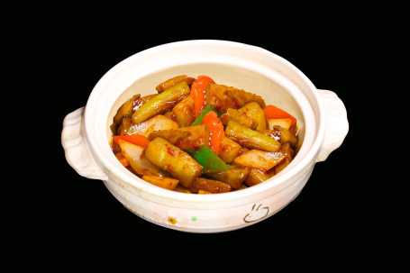 [8424] Braised Eggplant With Minced Chicken In Sichuan Sauce Yú Xiāng Jiā Zi