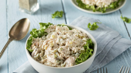 Skinny Tuna Salad Over Mixed Greens