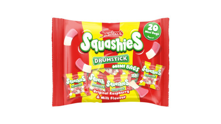 Swizzels Original Raspberry Milk Flavour Drumstick Squashies 280G