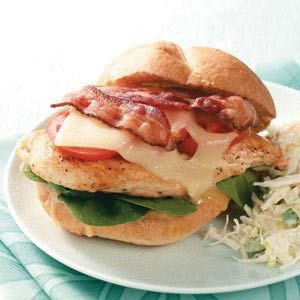 Bacon Swiss Royal Crispy Chicken Mese