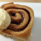 Jim Beam Bourbon-Soaked Cinnamon Roll With Sweet Cream Cheese Buttercream