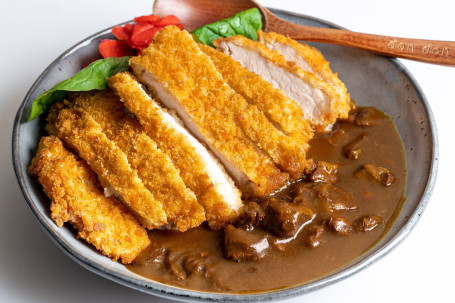 Chicken Katsu Beef Curry Rice