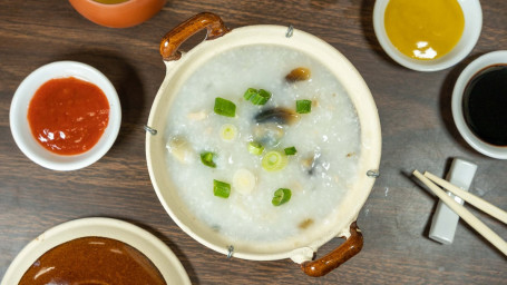 Pork And Preserved Egg Congee (32 Oz)