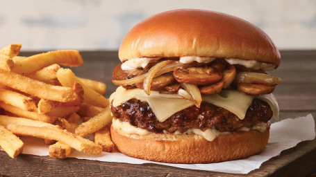 Nou Bourbon Street Mushroom Burger Elvețian