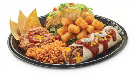 Casita Burrito Platter Mâncare