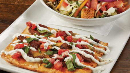 Full Southwest Steak Flatbread Salat Duo