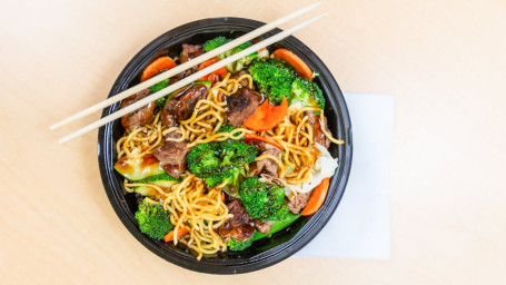 Steak Yakisoba Noodle Bowl