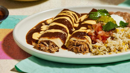 Braised Chicken Enchiladas