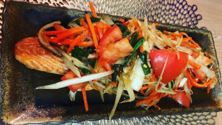 Salmon Papaya Salad