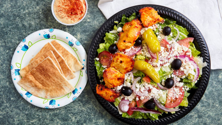 Greek Salad With Chicken Large