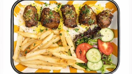 5. Steak Kabob Platter