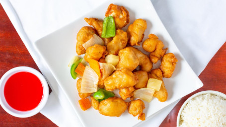 57. Sweet Sour Chicken (Pint) （Xiǎo Tián Suān Jī）