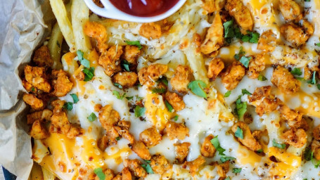 Loaded Cheesy Chicken Tikka French Fry